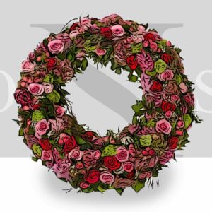 flat wreath