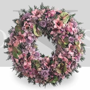 funeral flower wreath