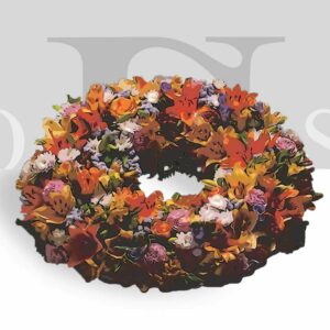 funeral flat wreath