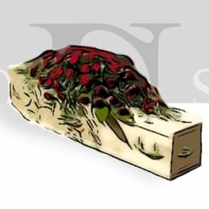 coffin flowersa