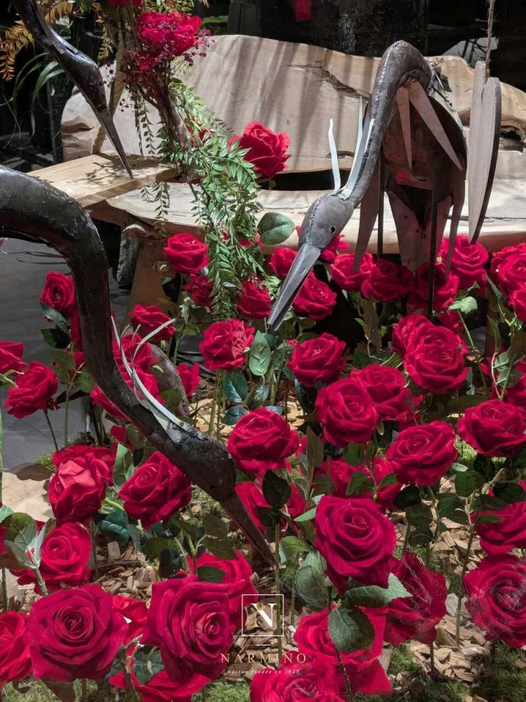 La Saint-Valentin chez Narmino, confection et livraison de fleurs et bouquets à Monaco